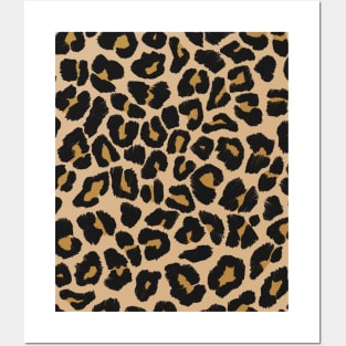 Large Spots Leopard Print Posters and Art